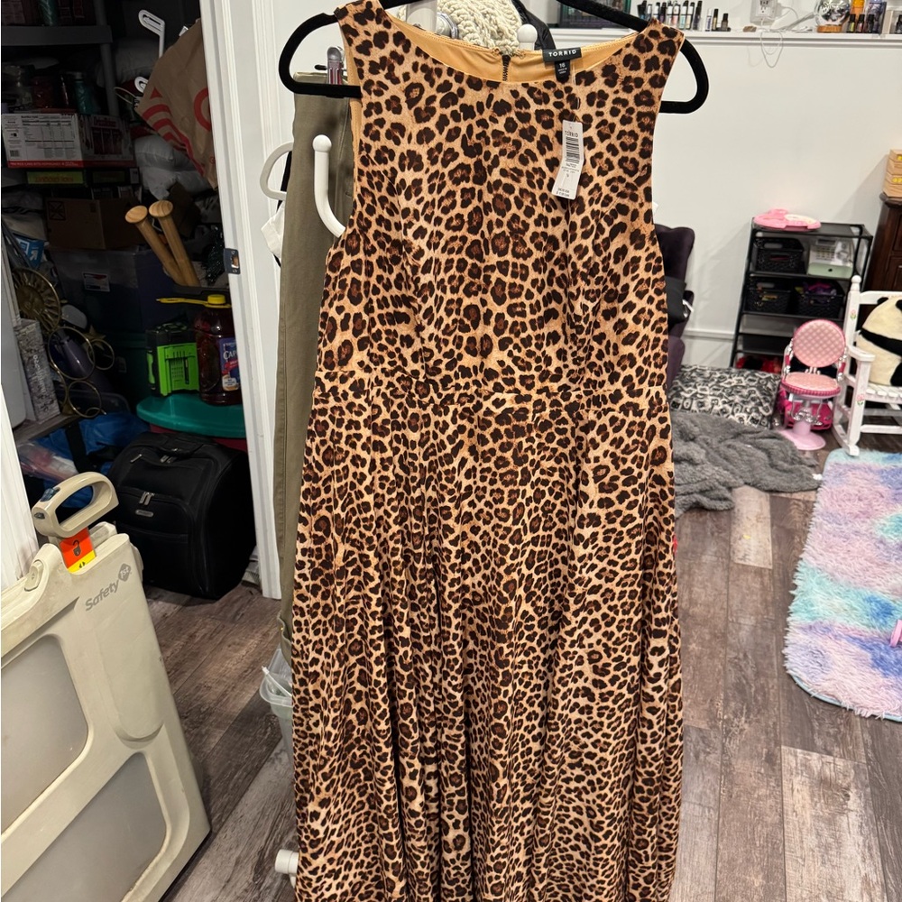 Torrid Animal Print Sleeveless Dress